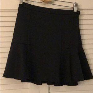 Topshop black mini skirt